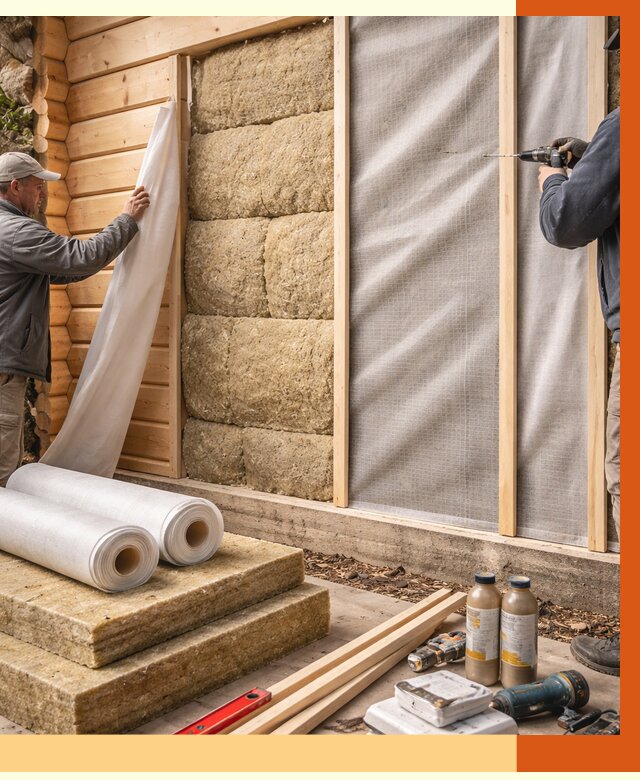 Утепление дома из минибруса в Златоусте от 4640 руб/м2 — заказать профессионально | ТепломастерЗлт