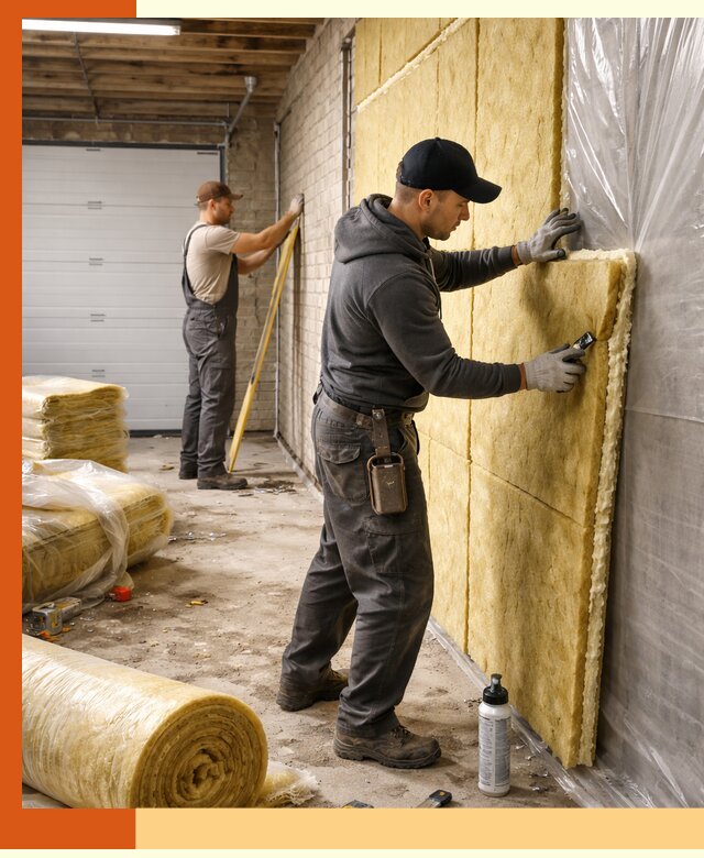 Утепление гаража под ключ в Златоусте — все виды теплоизоляции