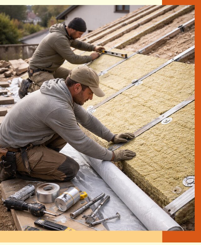 Утепление крыши снаружи в Златоусте под ключ от 1237 руб./м2 | ТепломастерЗлт