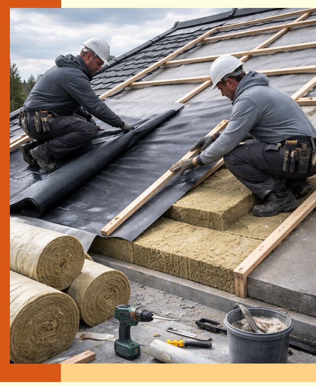 Утепление крыши снаружи в Златоусте: профессиональная теплоизоляция
