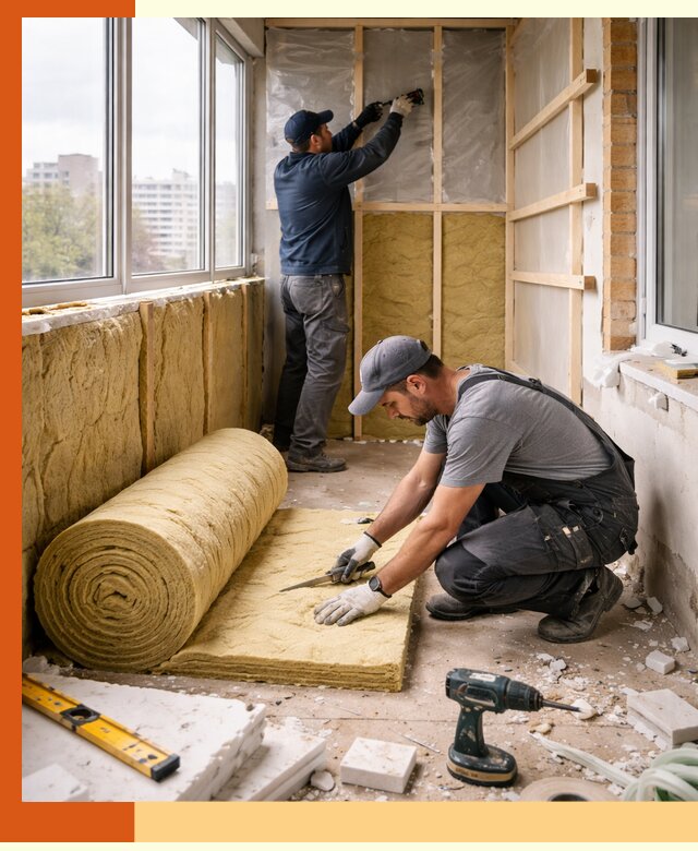 Утепление балкона под ключ в Златоусте качественно и быстро