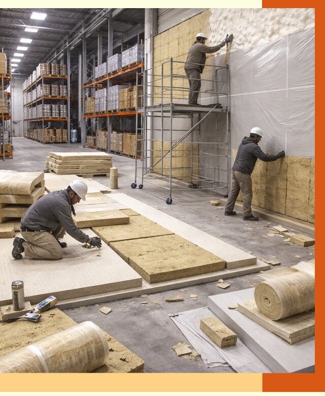 Утепление складского терминала в Златоусте от 7733 руб./м² под ключ | ТепломастерЗлт