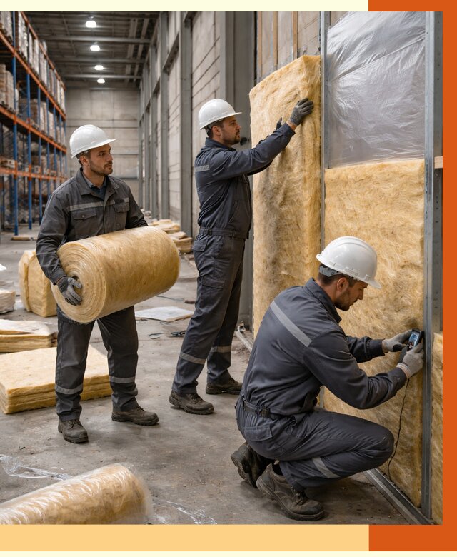 Утепление логистического центра в Златоусте от 4640 руб/м² под ключ | ТепломастерЗлт