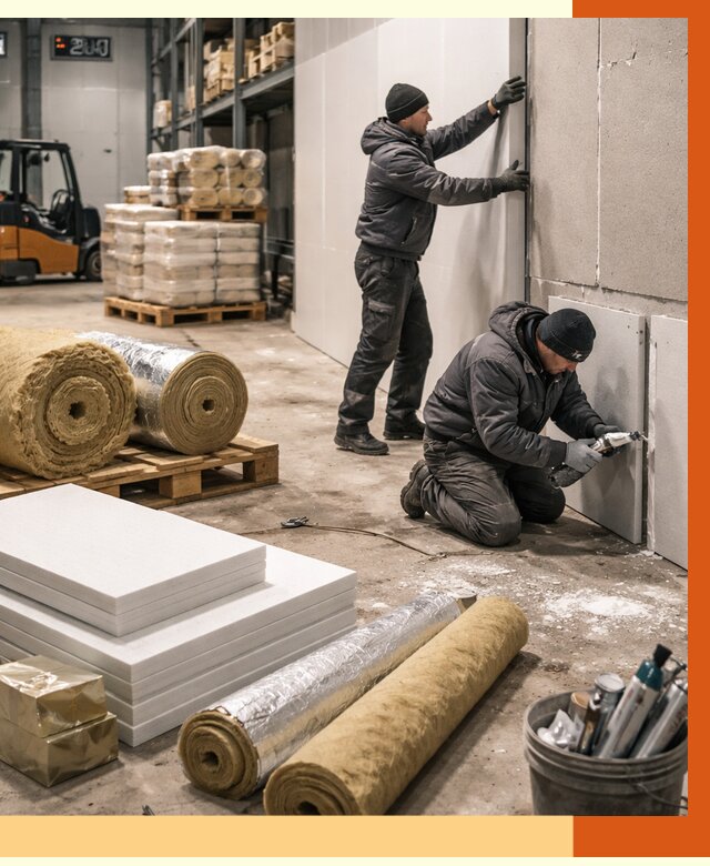 Утепление холодного склада в Златоусте от 8764 руб/м2 — комплексное под ключ | ТепломастерЗлт