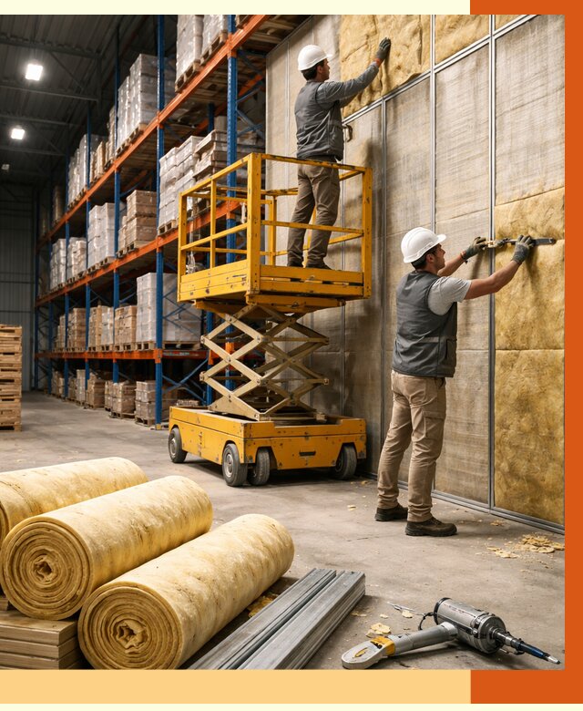 Утепление торгового склада в Златоусте от 3299 руб/м2 — комплексно и под ключ | ТепломастерЗлт