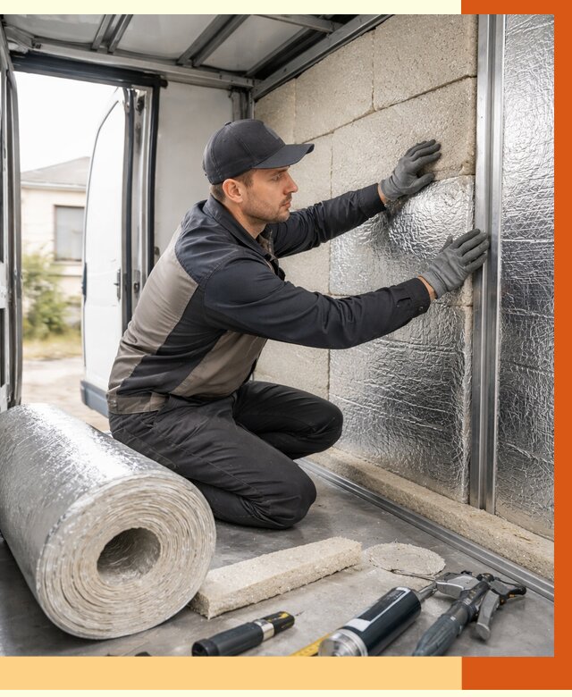 Утепление фургона рефрижератора в Златоусте от 12888 руб./м² под ключ | ТепломастерЗлт