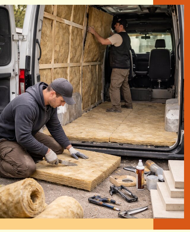 Утепление кемпера в Златоусте под ключ от 12372 руб. — профессионально | ТепломастерЗлт