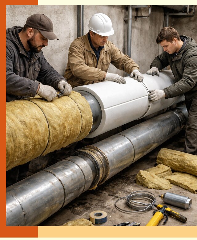 Утепление трубопровода в Златоусте с гарантией энергоэффективности