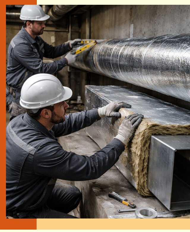 Профессиональное утепление воздуховодов и теплоизоляция в Златоусте