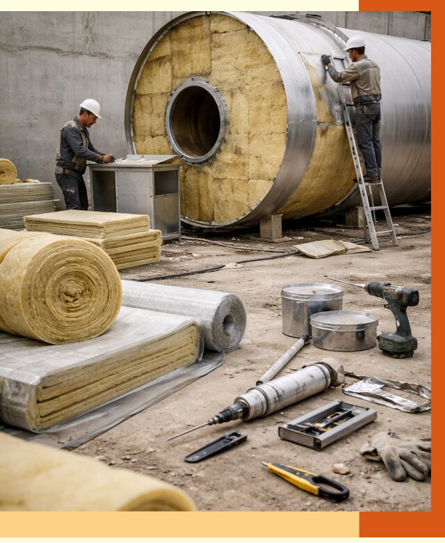 Утепление резервуара с топливом в Златоусте от 28353 руб. под ключ | ТепломастерЗлт