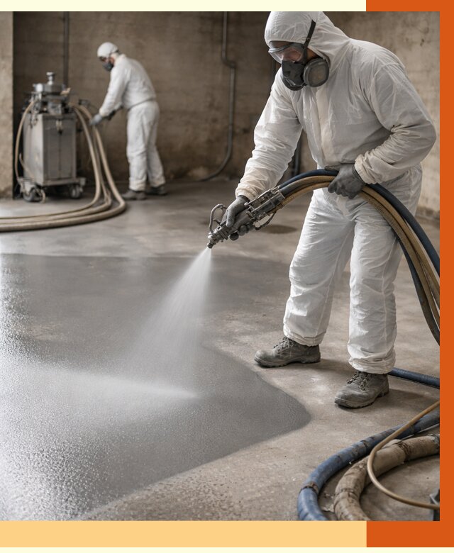 Гидроизоляция полимочевиной в Златоусте от 8764 руб/м² — напыление полимерной гидроизоляции | ТепломастерЗлт