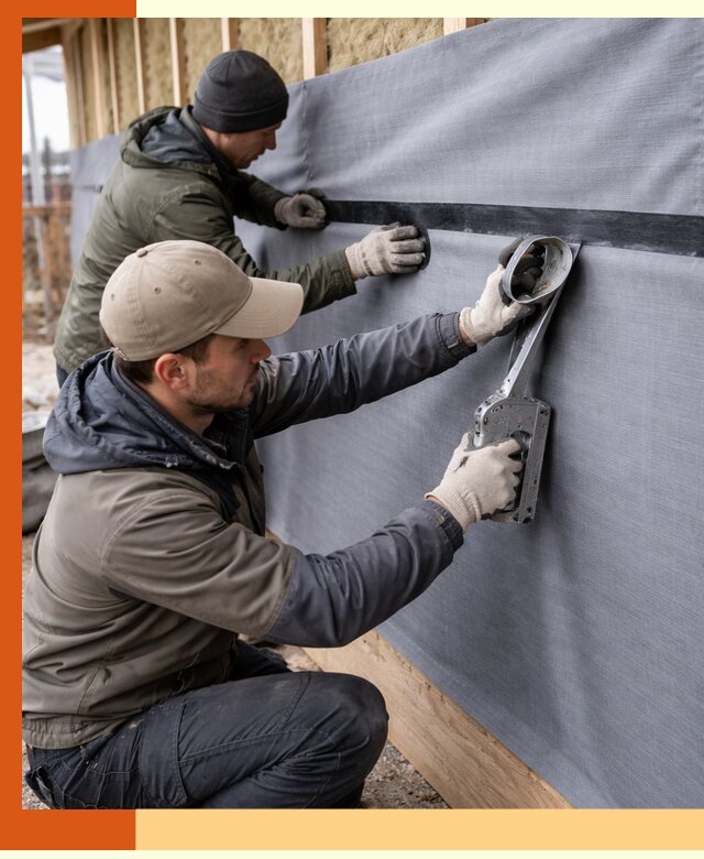 Монтаж ветроизоляции зданий и конструкций в Златоусте